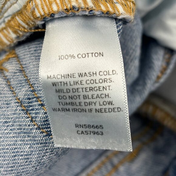 BP Be Responsible Wide Leg Distressed Women's size 26 Blue Denim Jeans - Picture 3 of 4